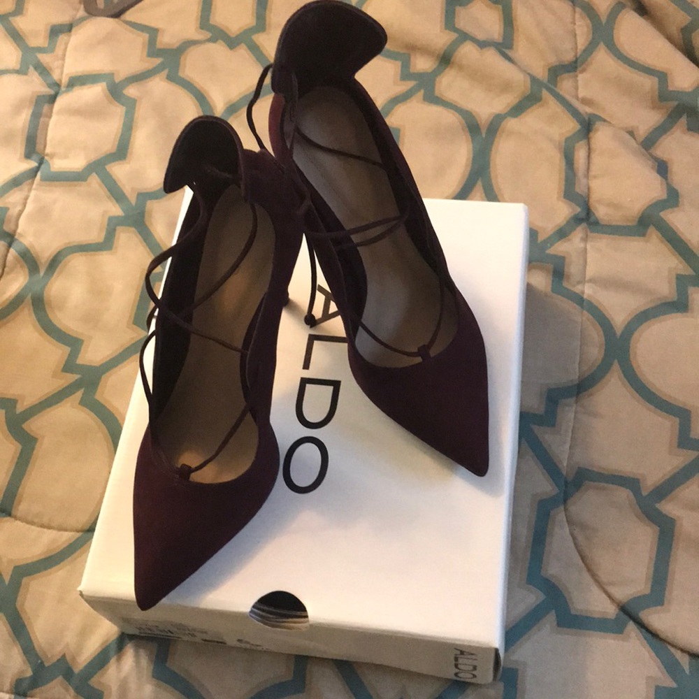 Aldo purple heels